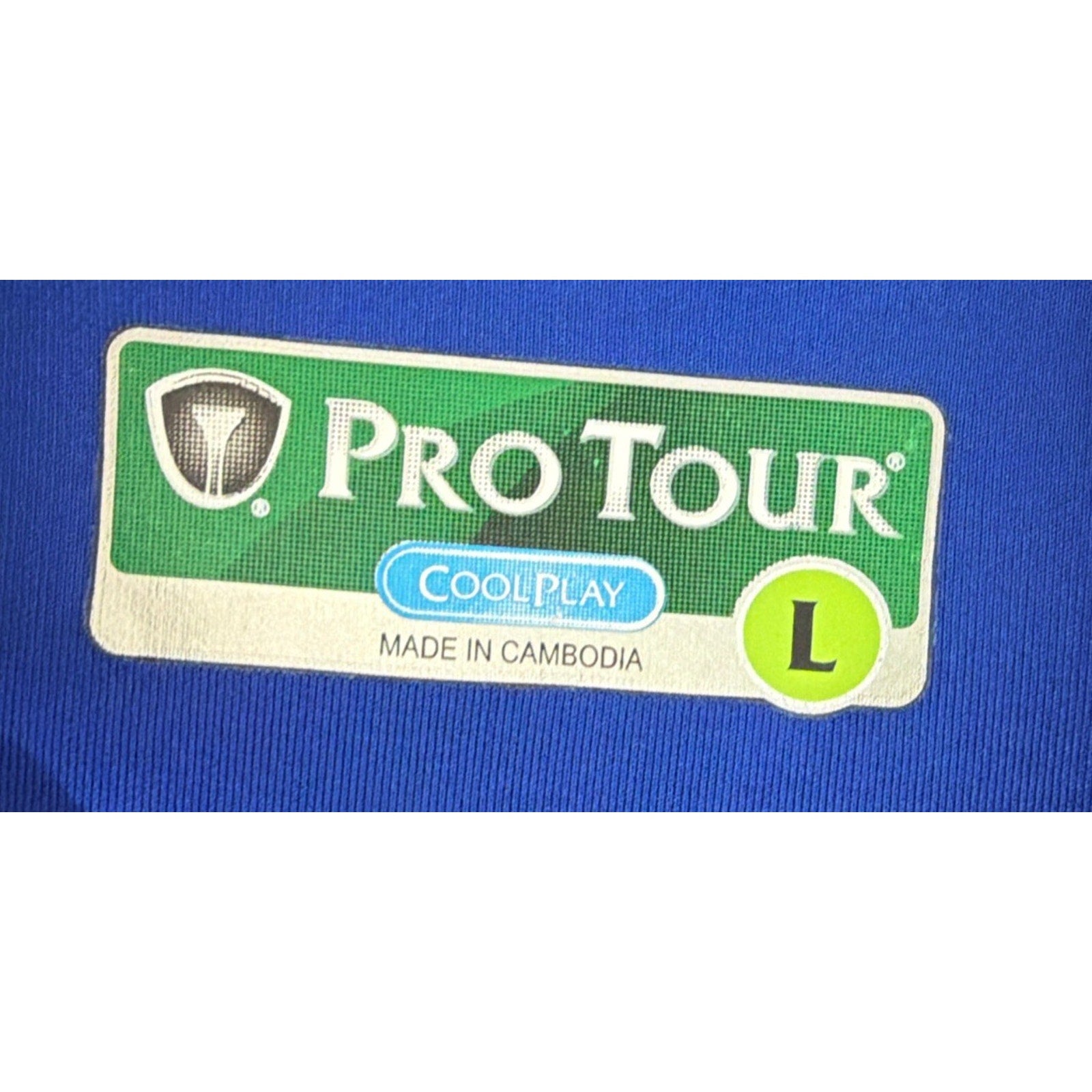 NWT Pro Tour CoolPlay Golf Vest Men’s Large Blue Full Zip Lightweight Athletic