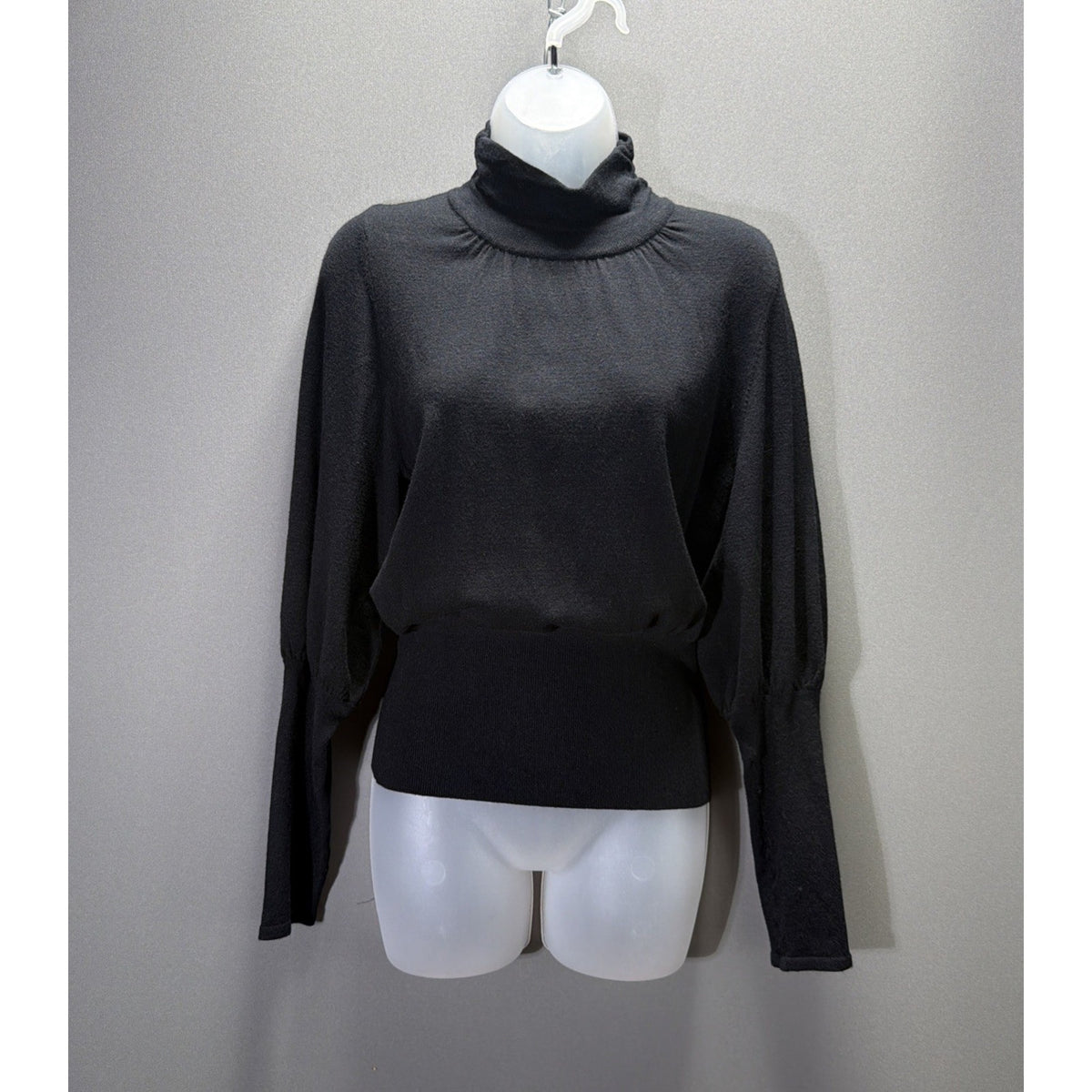 EXPRESS Mock Neck Puff Sleeve Sweater Sz S New With Tags
