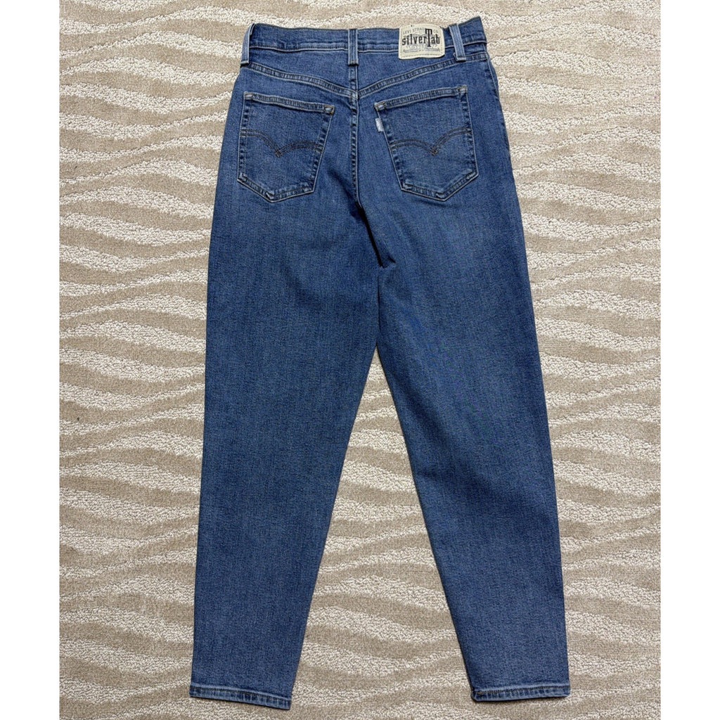 Levi’s Silver Tab Mom Jeans Women’s Size 28x27L Med Wash High Rise Denim