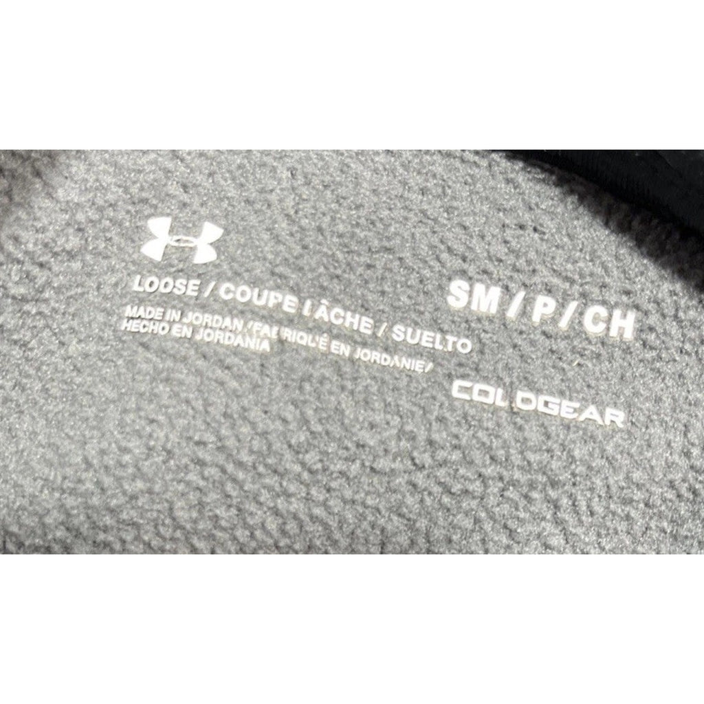 Under Armour Cold Gear Sweater Mens S Gray Fleece Pullover Hoodie Sweatshirt