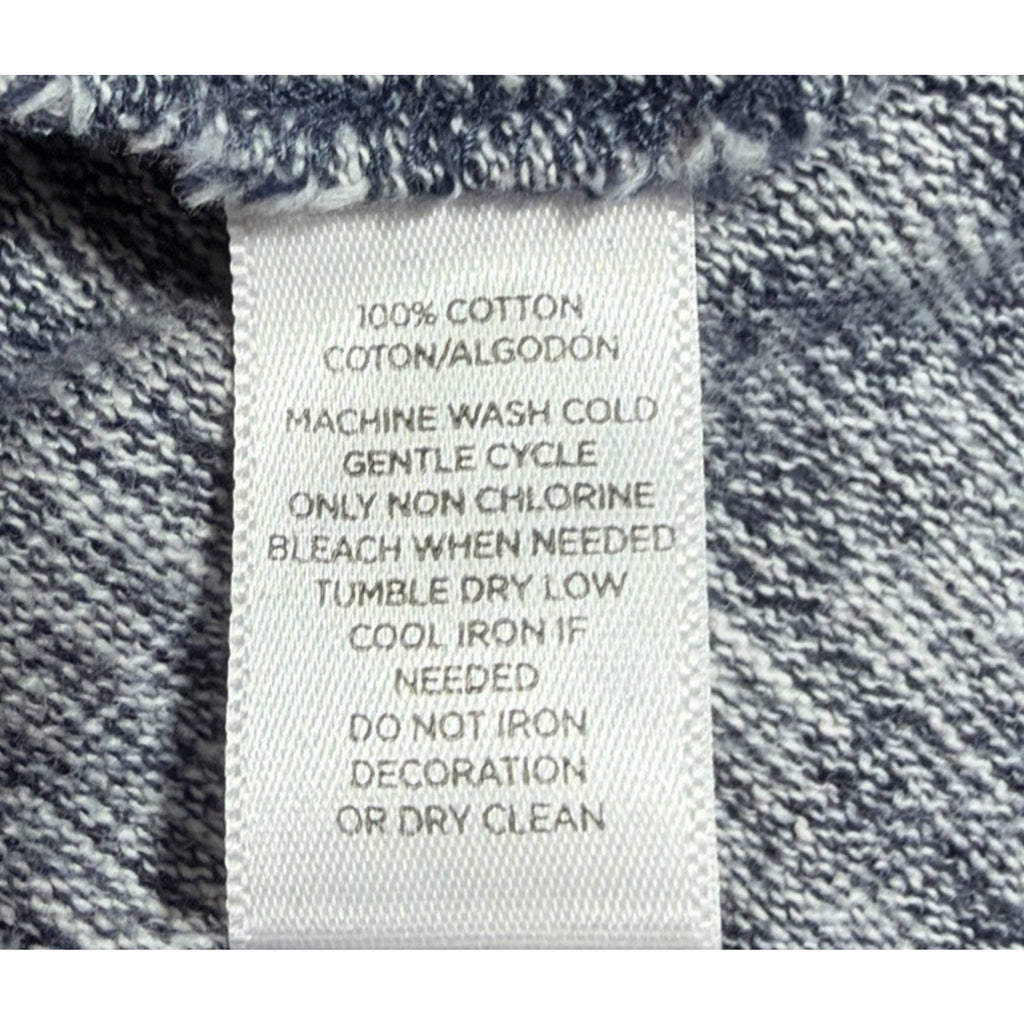 ANN TAYLOR LOFT Medium Long Puffy Sleeve Shirt Navy Heather