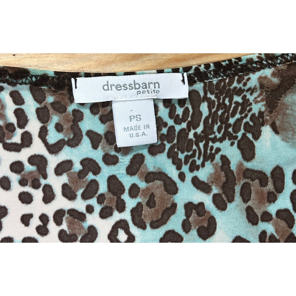 Dressbarn Women’s Size Petite Small Surplice Neckline Top Made In USA