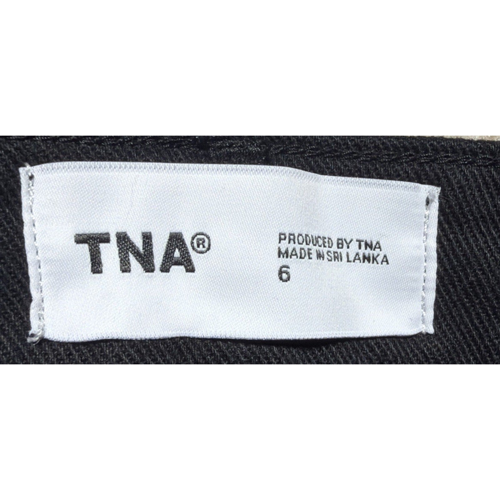 Aritzia TNA Womens Cargo Pants Size 6 Black Drawstring Ankle 30x31 NWOT