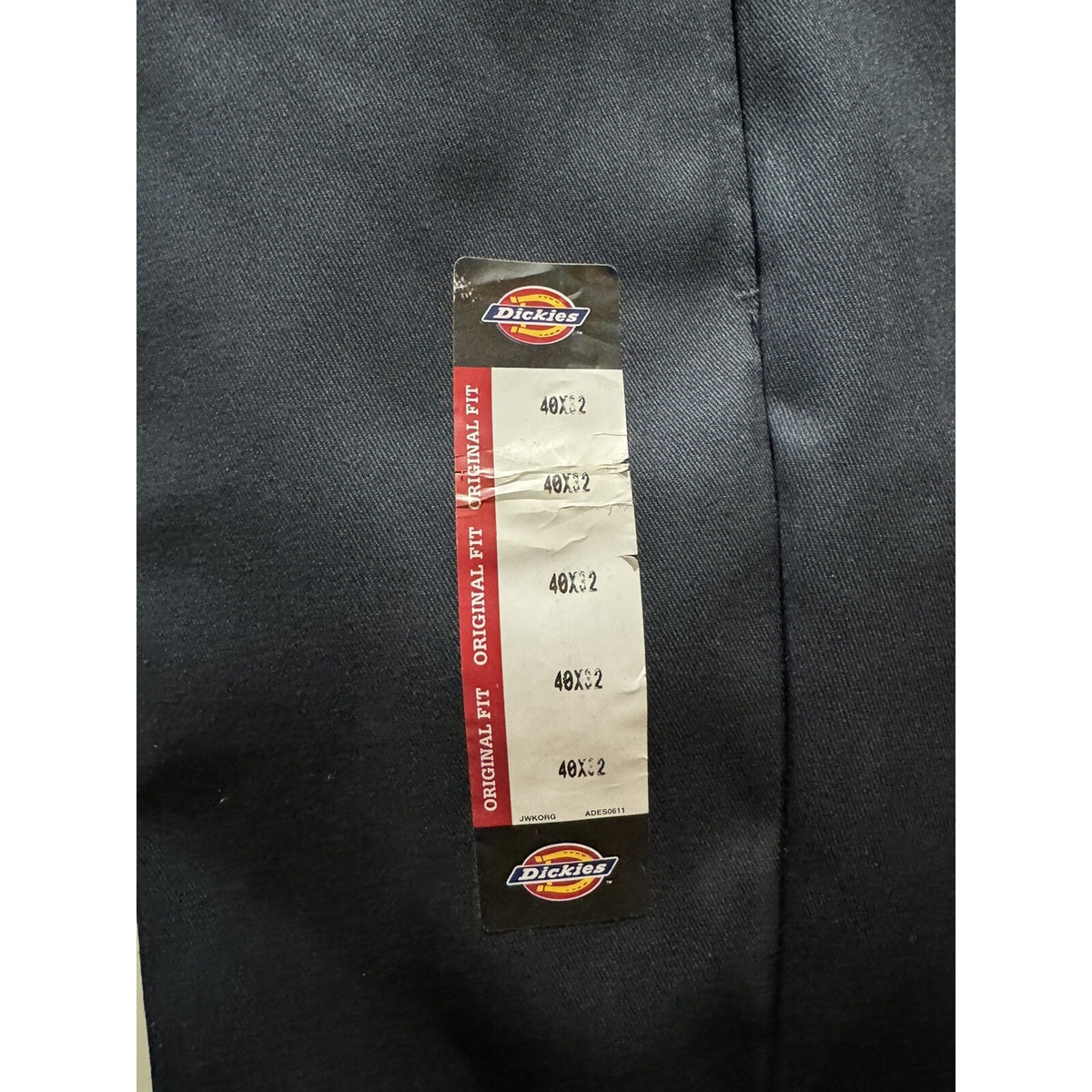 Dickies New 874 Flat Front 40 X 32 NWT Navy Blue Twill Pants Work Wear Pockets