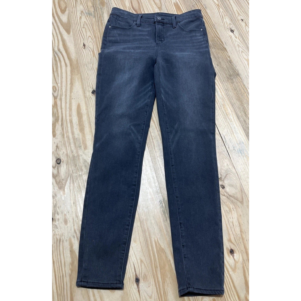 Talbots Flawless Jeans Women's 4 Gray High-Waist Jegging Ankle 28x28