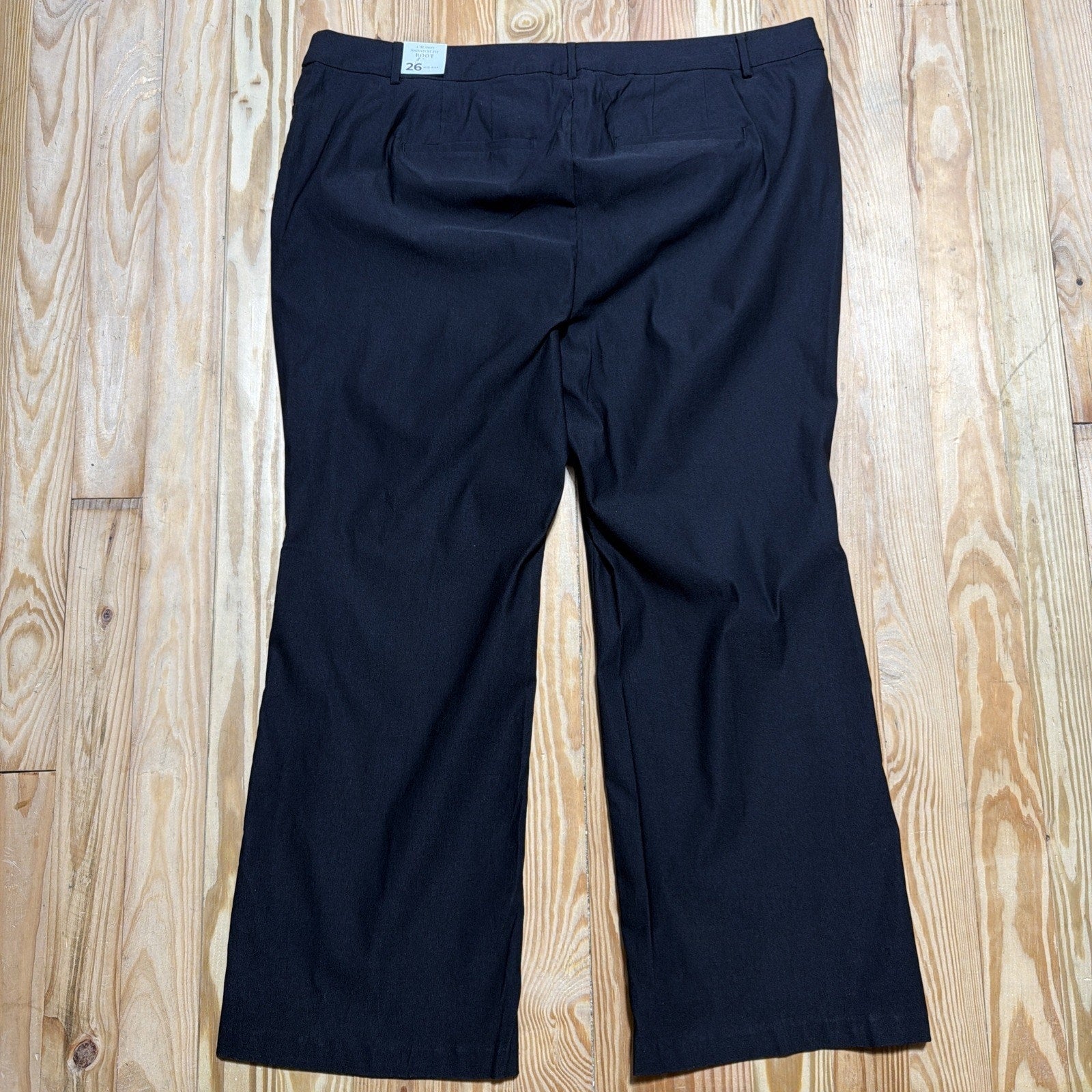 NWT Womens Pants LANE BRYANT Black 4 Season Signature Fit Boot High Rise Plus 26