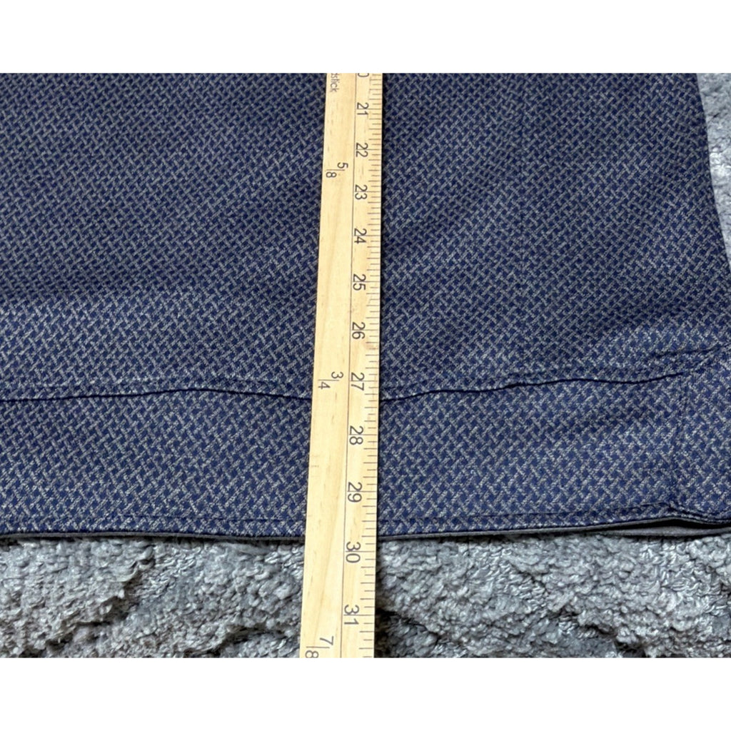 Age of Wisdom Men's Blue/Gray Sweater 1/4 Button Pullover Sz XL Preppy Casual