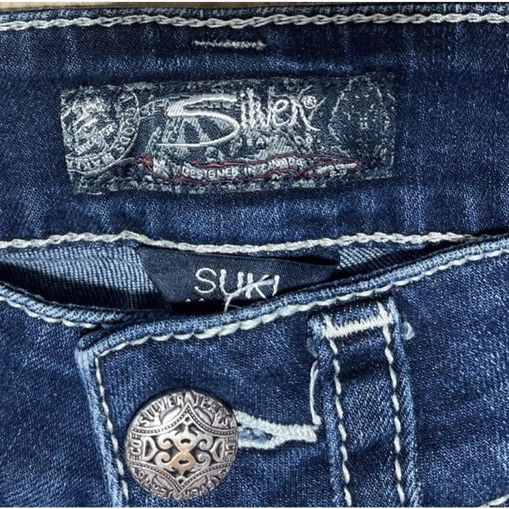 Silver jeans SUKI MID CAPRI 26x22.5