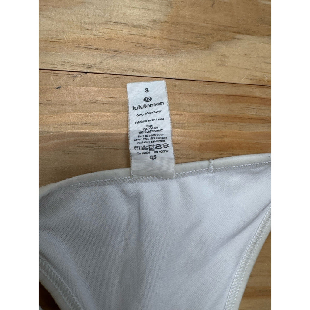 Lululemon Size 8 Ignite Bra Off White Athletic