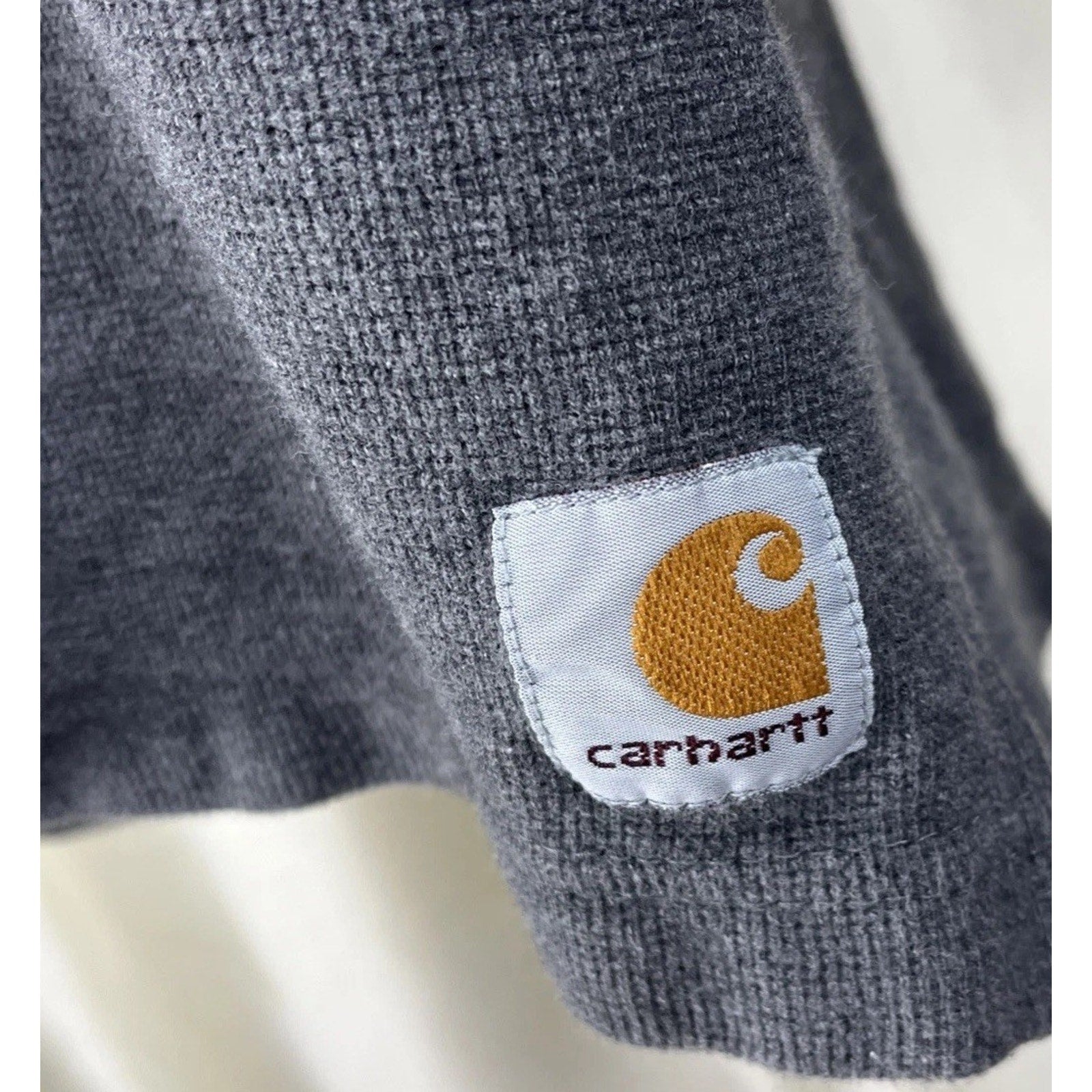 Carhartt Henley neck thermal long T-shirt, men's size L