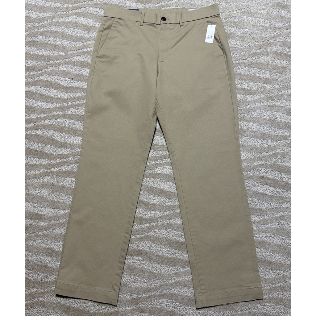 Gap Men’s 32x30 Stretch Comfort Waist Stain Resistant Straight Leg Pants NWT