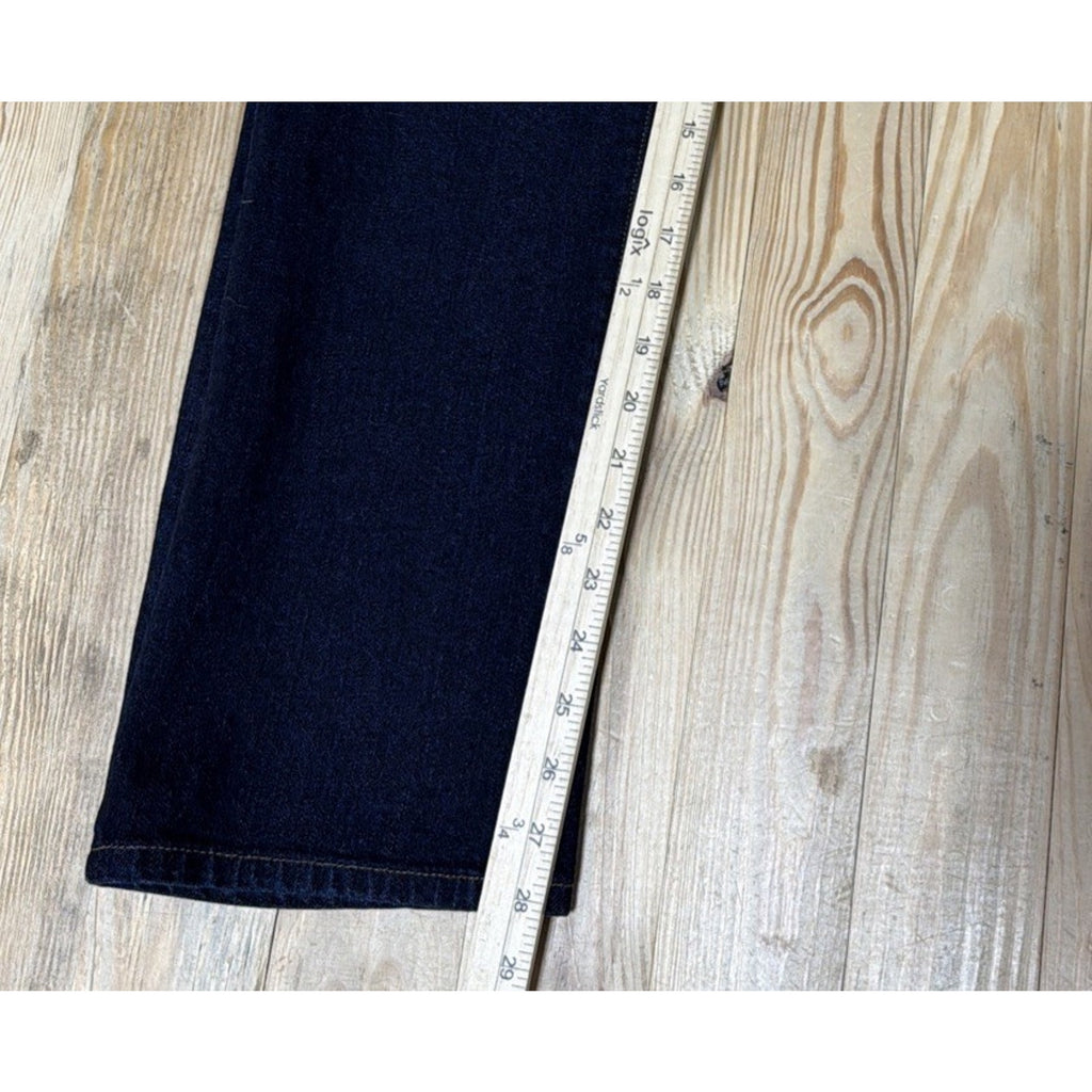 Lauren Jeans Co Ralph Lauren Women's Classic Straight Denim Blue Jeans-Size 8