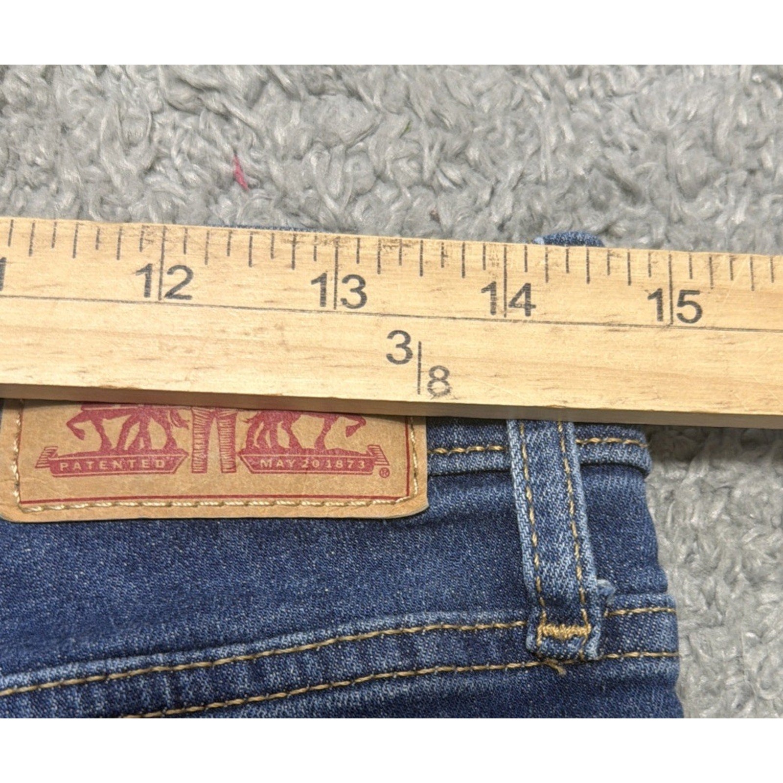 Levis 720 High Rise Super Skinny Jeans Womens 29 Blue Denim Medium Wash Stretch
