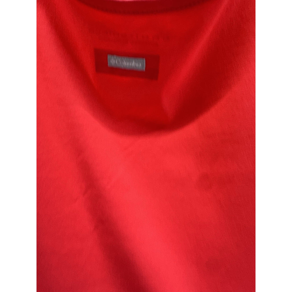 Columbia Hot Pink Cinched Side Tank Dress Omni Freeze Pockets Women’s Size M