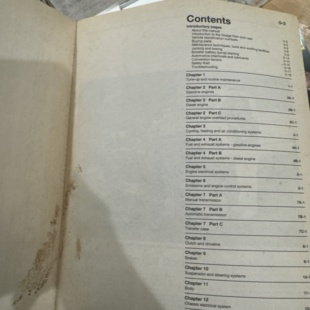 Dodge RAM Service Repair Manual 1998 1997 1996 1995 Cummins Turbo