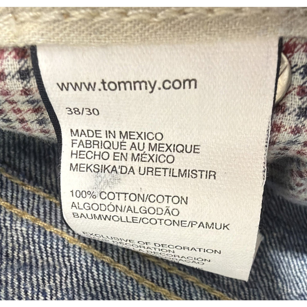 Men's 38x28 Tommy Hilfiger Relaxed Freedom Blue Denim Medium Wash Jeans Baggy