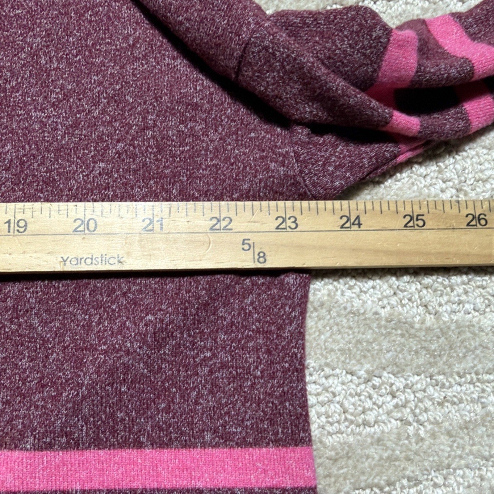 New Womens Oversized Lightweight Sweater Maurices Cranberry Size Small