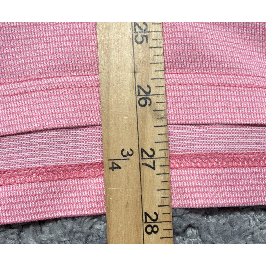 Peter Millar Polo Shirt Mens Large Light Pink Cotton Short Sleeve Casual Golf