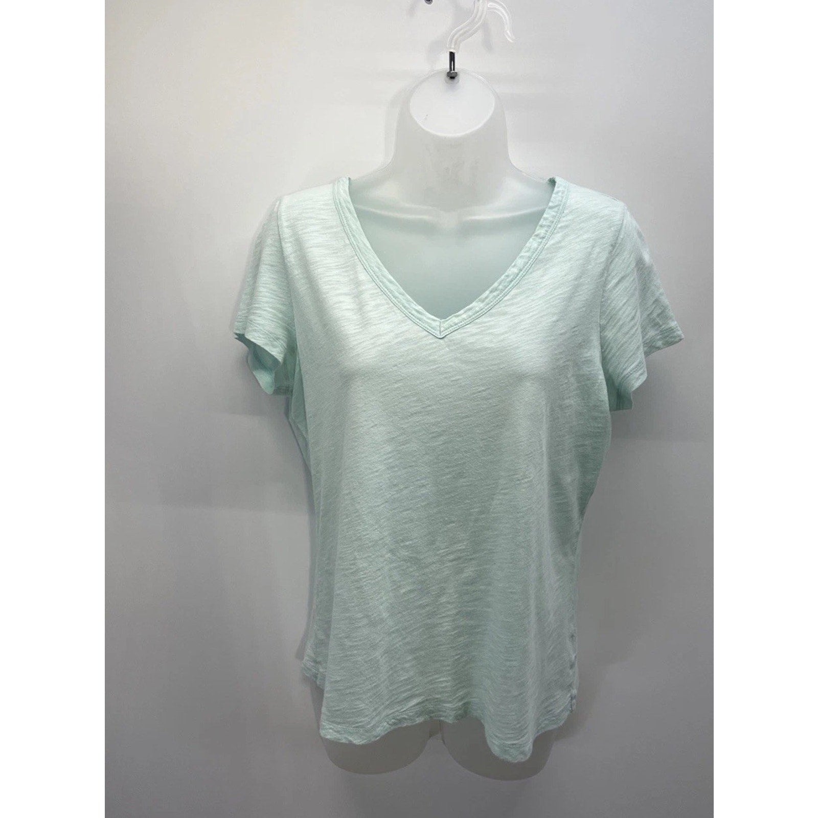Talbots Green V-Neck T-shirt Sz XS