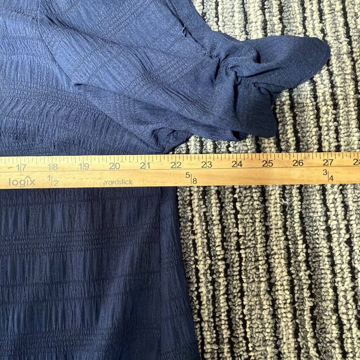 Bloomchic Women Gathered Sleeve Split Neck Blouse Size 12 NWOT
