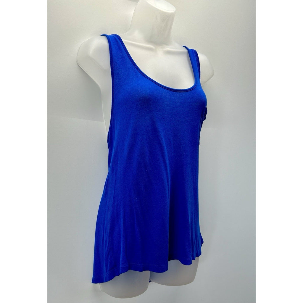 Naked Zebra Sleeveless Flowy Back Tank Top Size Large With Racerback.