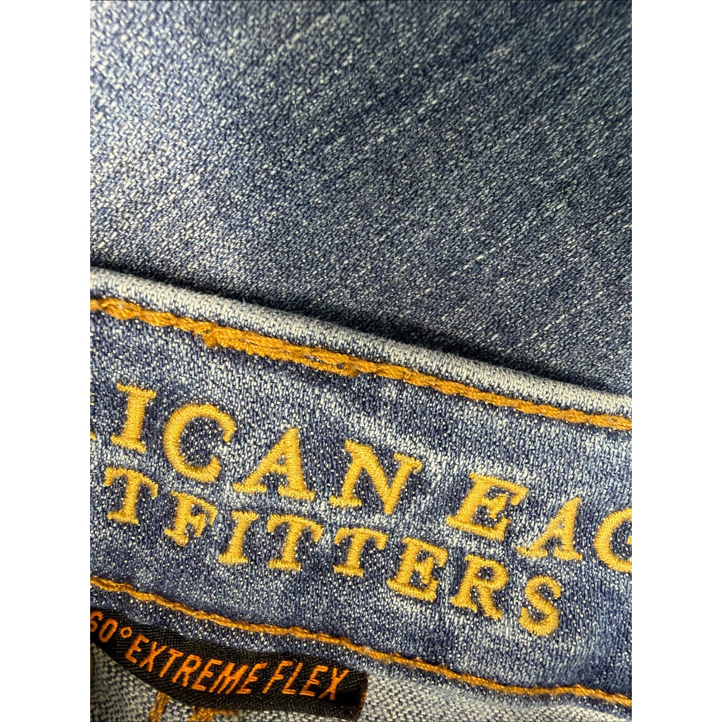 Denim Jeans American Eagle 360 Extreme Flex Slim Men's Size 30x34 Blue