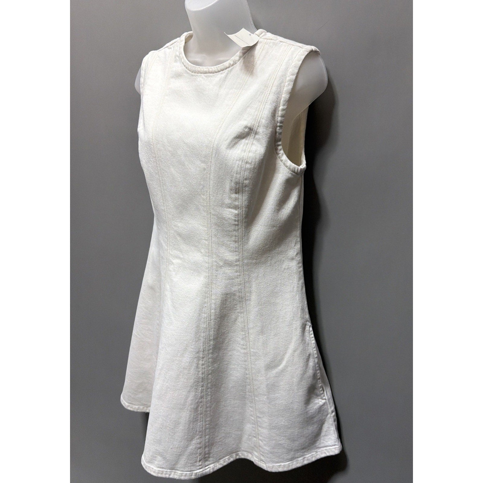 Abercrombie & Fitch Womens M Ivory The A&F Mila Mini Dress NWT