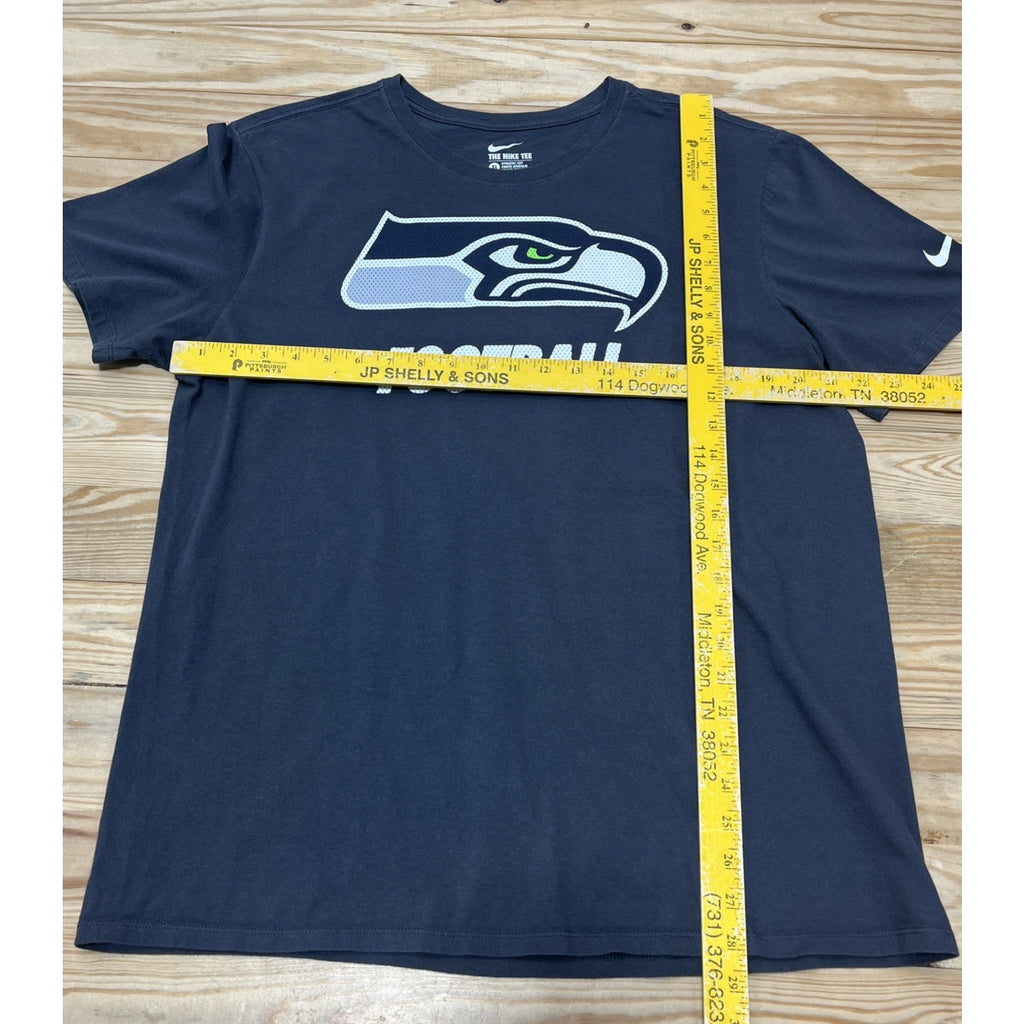 Nike NFL Team Apparel Nike Tee Athletic Cut Gray Seattle Seahawks Men’s XL