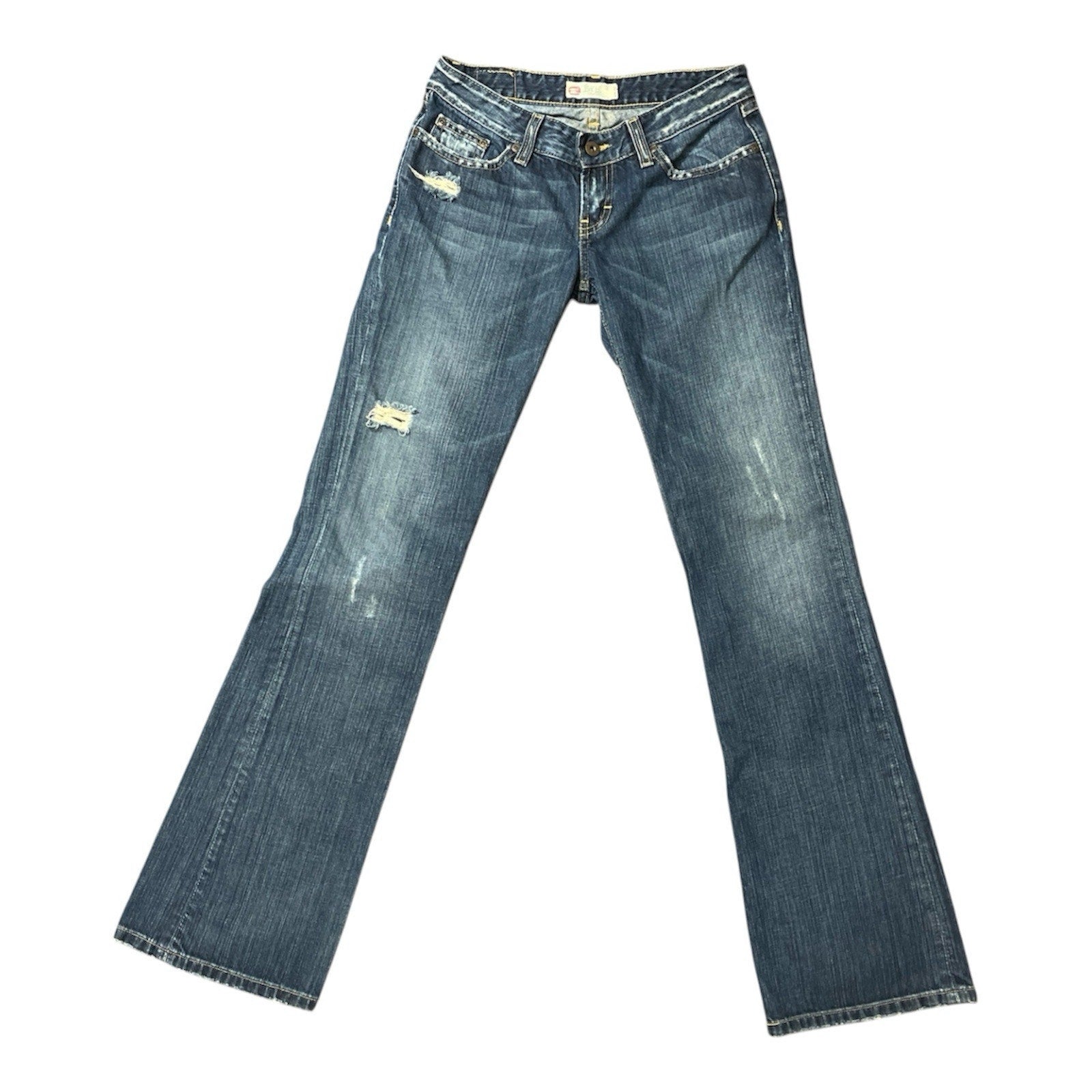 BKE Buckle Jeans Women's 27x33.5 Star 18 Stretch Bootcut Low Rise Med Wash Fade