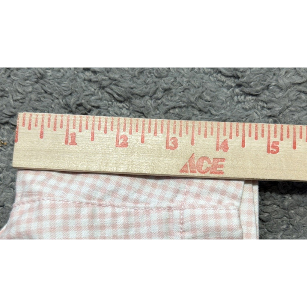 Womens Artisan NY Pink White Seersucker Shorts Size 12