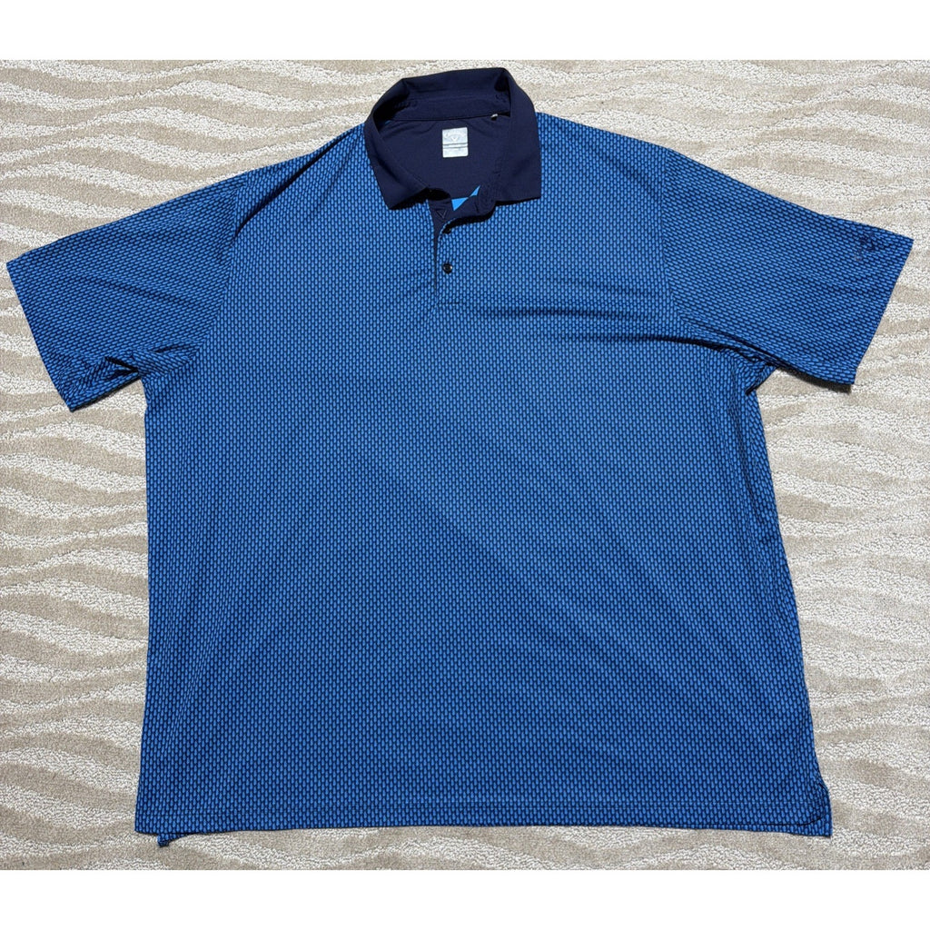 Callaway Opti Dri Blue Polo Golf Shirt Performance Stretch Men's 4XLT