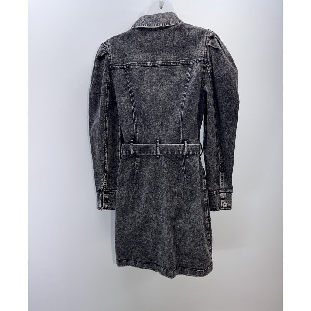 INC International Concepts Black Denim Long Sleeve Dress Women’s Size 10 NWT