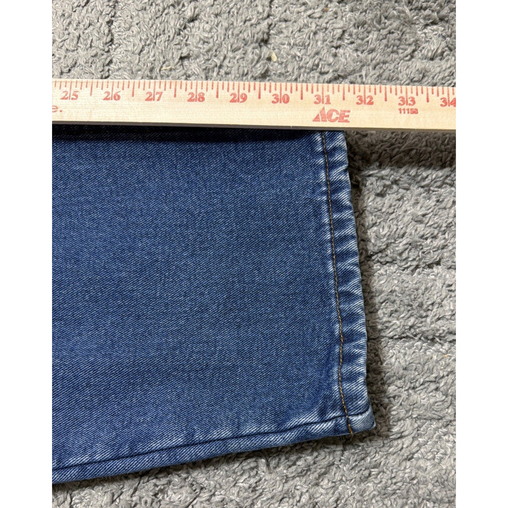 RedHead Jeans Mens 40x32 Flannel Lined Tapered Mid Rise Med Stonewash