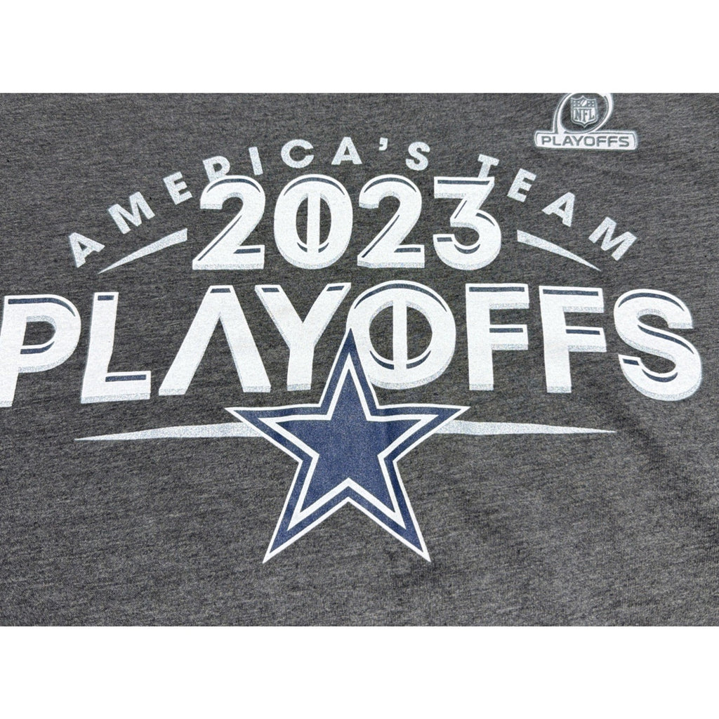 Dallas Cowboys Americas Team NFL 2023 Playoffs Fanatics Shirt 2XL Excellent
