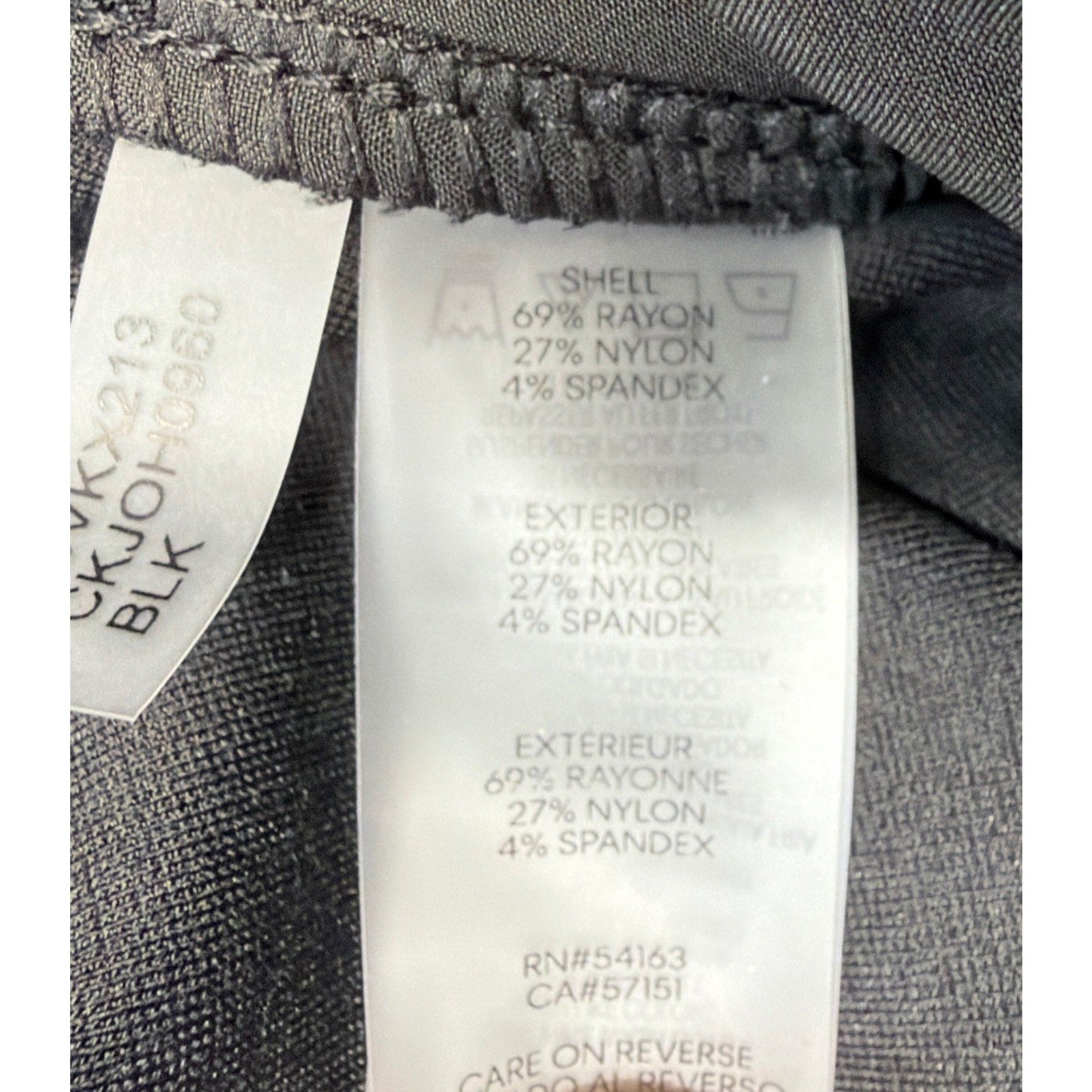 New Women's Calvin Klein Modern Essentials Black Dress Pants Pockets 16