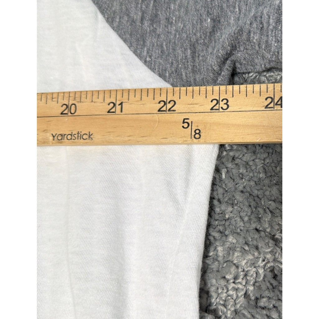 Hangout Shirt Mens XL White Gray Surfer Gulf Shores Alabama Beach Bum Tee