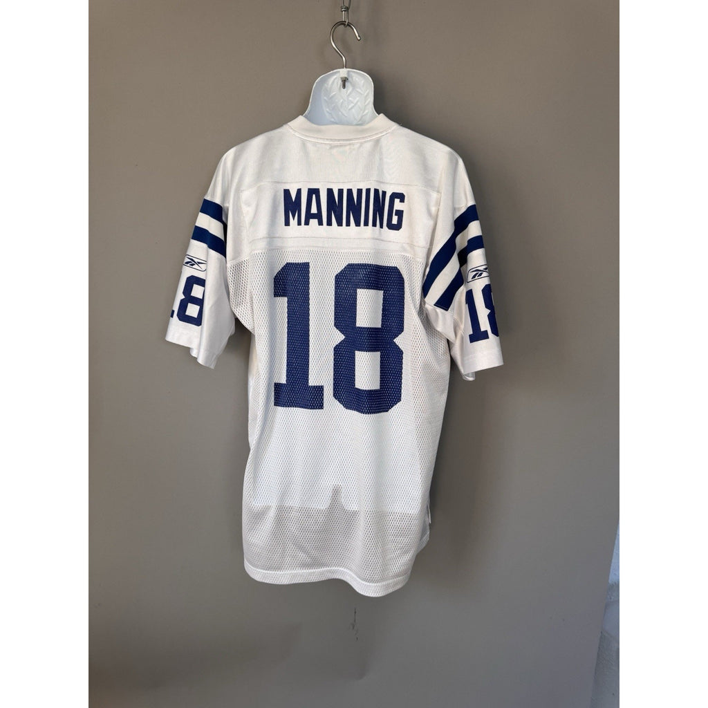 Vintage Peyton Manning Jersey NFL Indianapolis Colts Reebok On Field Men’s Sz XL
