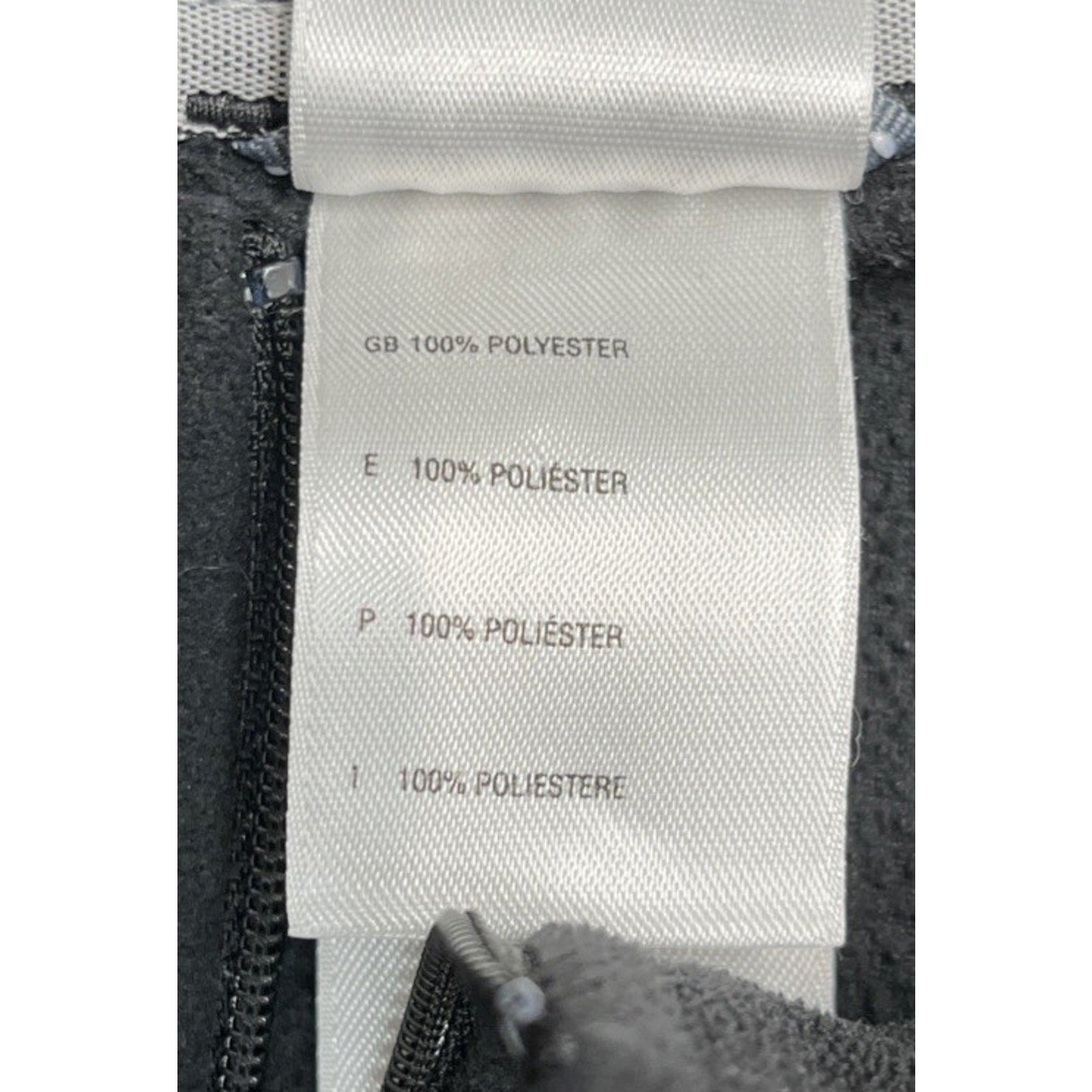 THE NORTH FACE 1/4 Zip Mock Neck Long Sleeves Black Fleece Jacket Women's Size L