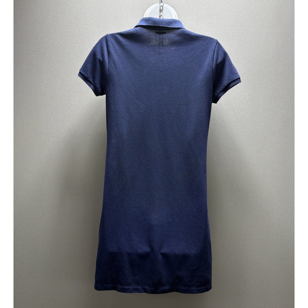 Polo Ralph Lauren Mesh Mini Shirt Dress Sz S Navy Golf Tennis Sport Navy Blue