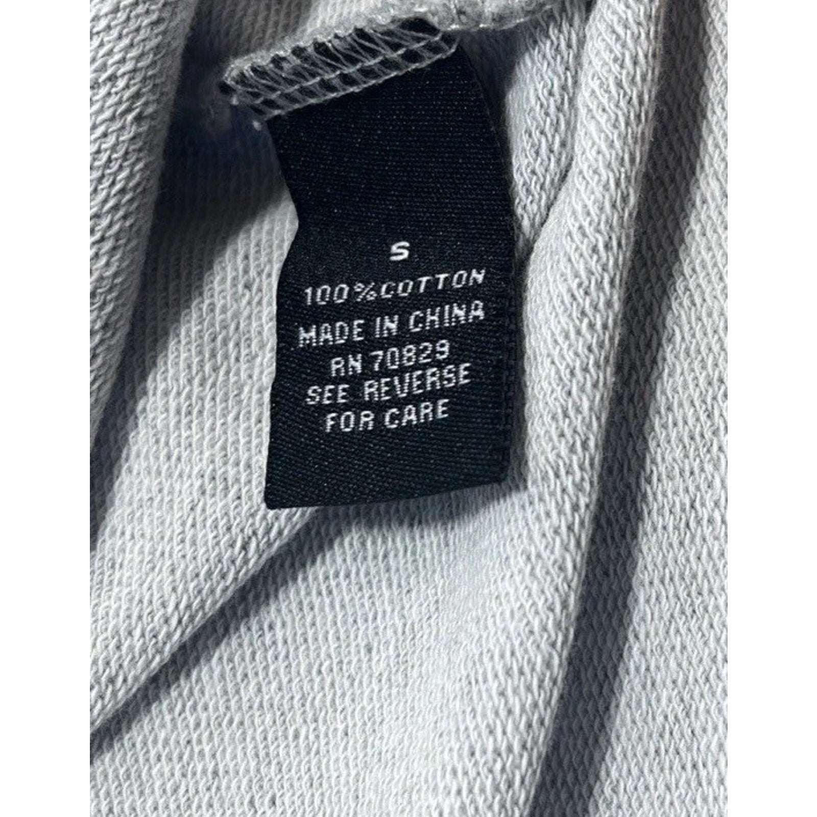 Carbon Mens Short Sleeve Sweatshirt Size S Small Hoodie Colorblock Excellent