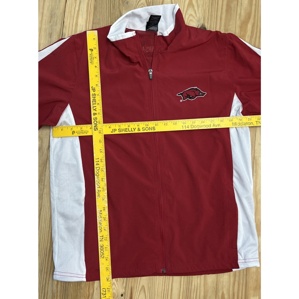 NWT COLOSSEUM ATHLETICS 20th ANNIVERSARY ARKANSAS Razorbacks Full ZIP Jacket S