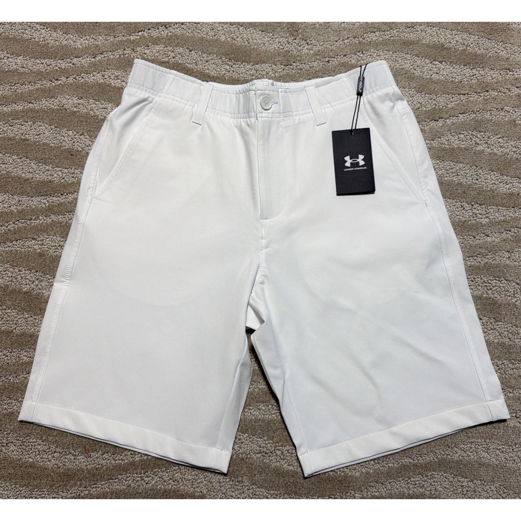 Under Armour Golf Shorts Mens 30 White UA Drive Performance 10" Inseam 1364409