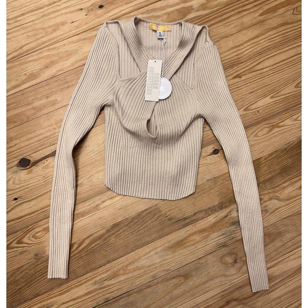 Urban Outfitters Cassandra Cutout Sweater Women’s Size Medium NWT