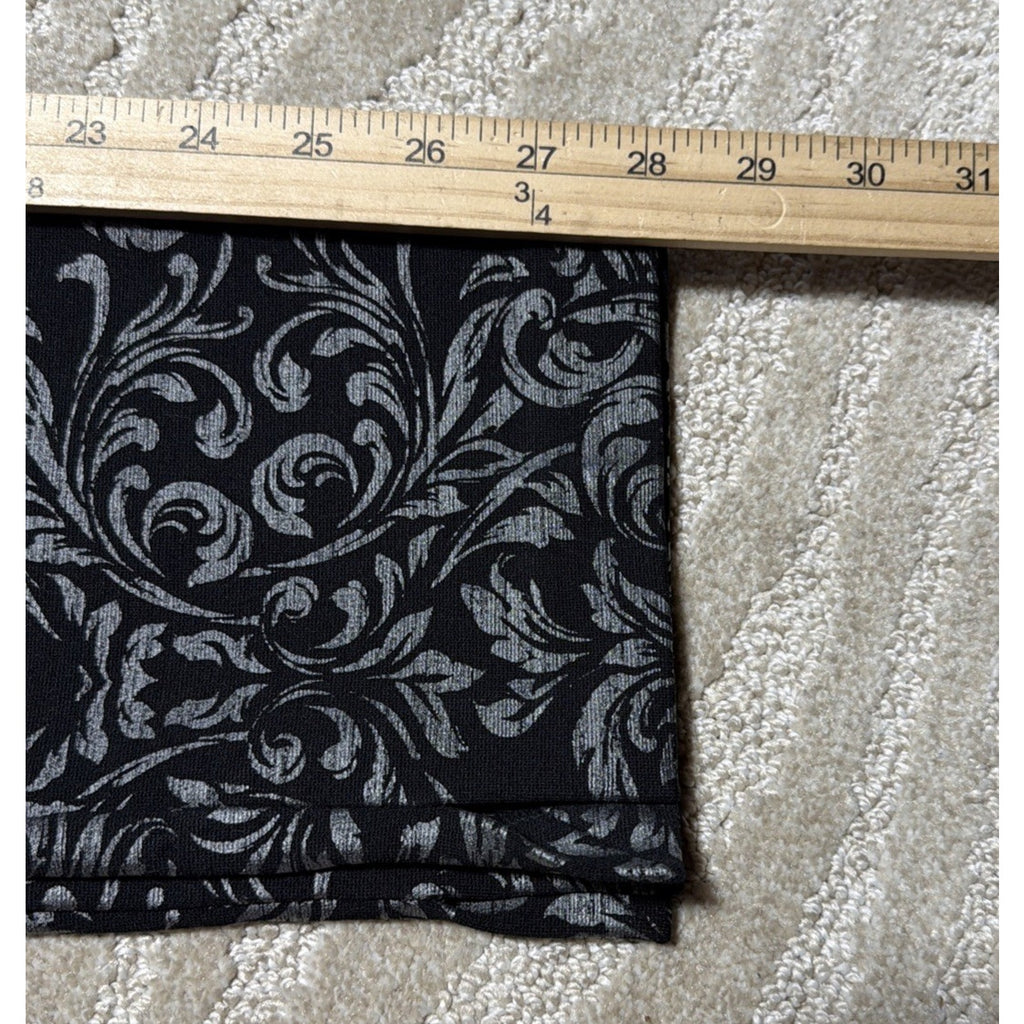 Chico's Women's So Slimming Petite Juliet Scroll-Print Ankle Pants Size 4 NWT