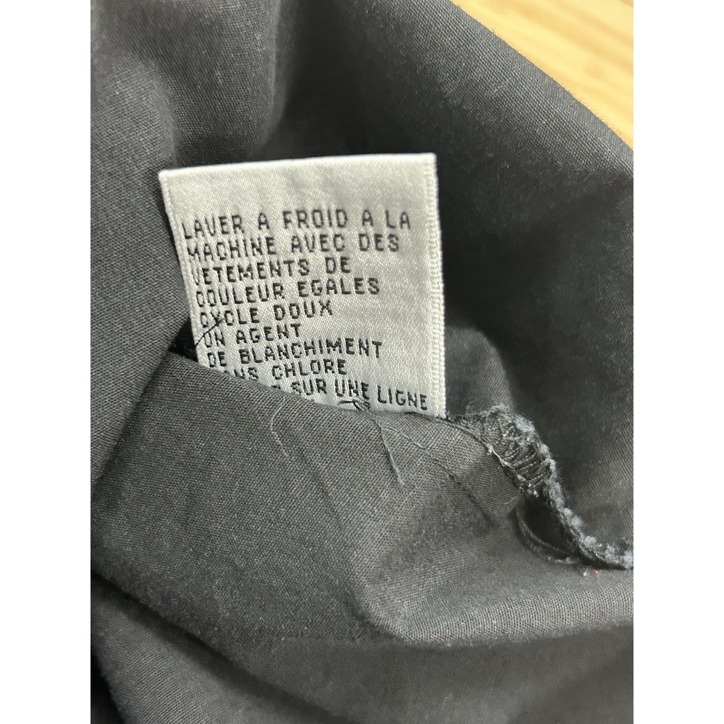 TALBOTS Womens Jacket 3XL Black Button Up Short Utility Jacket.