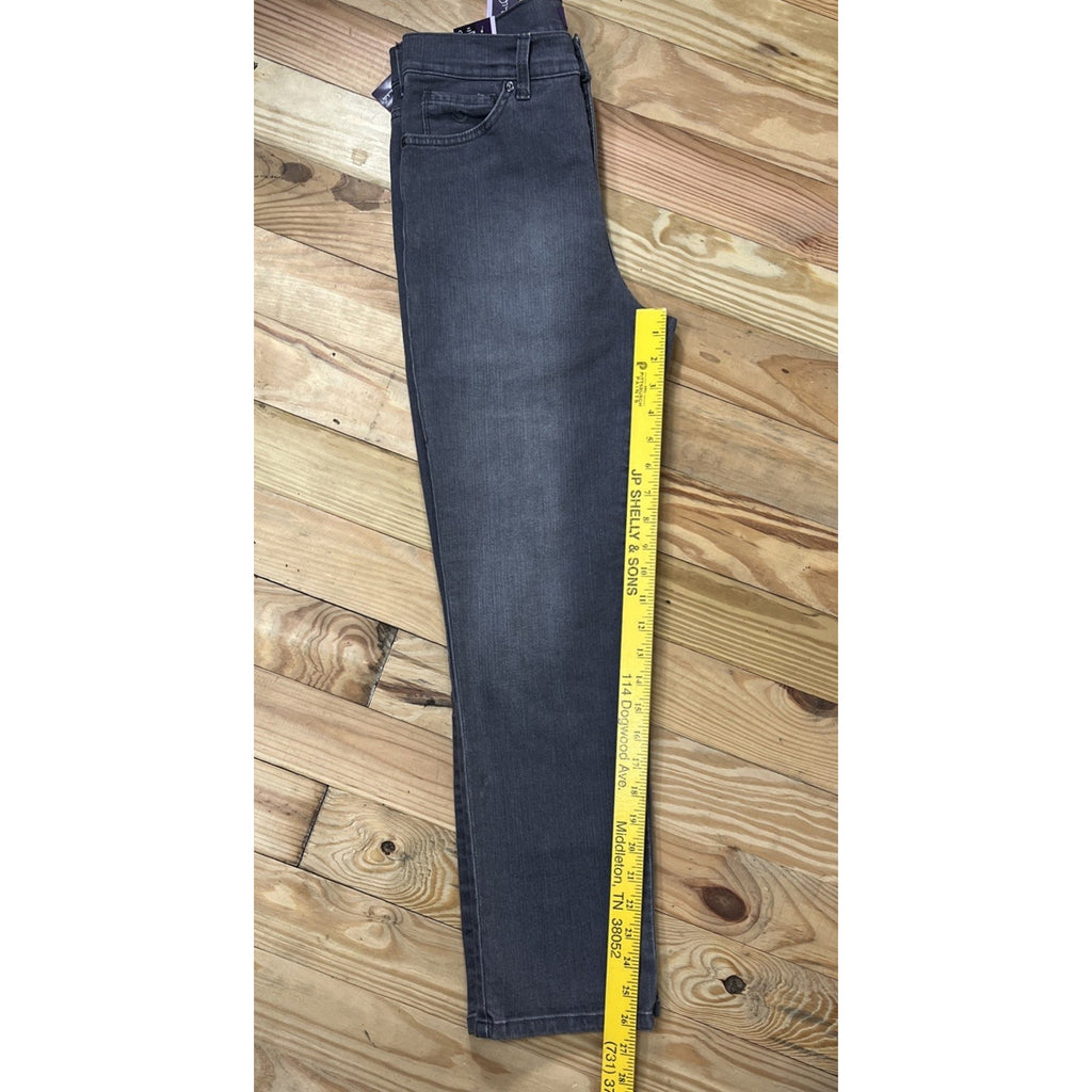GLORIA VANDERBILT NWT Women's 8P Gray Amanda Stretch Tapered Leg Jeans 29x26