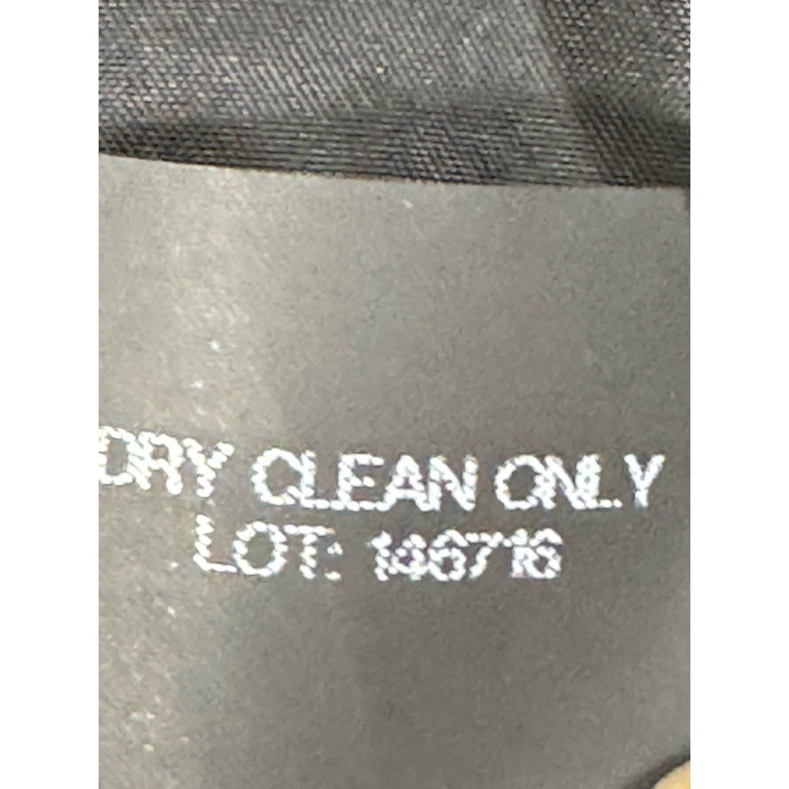 Women's PL London Fog Wool Blend Dark Charcoal Button Front Pea Coat Medium EUC