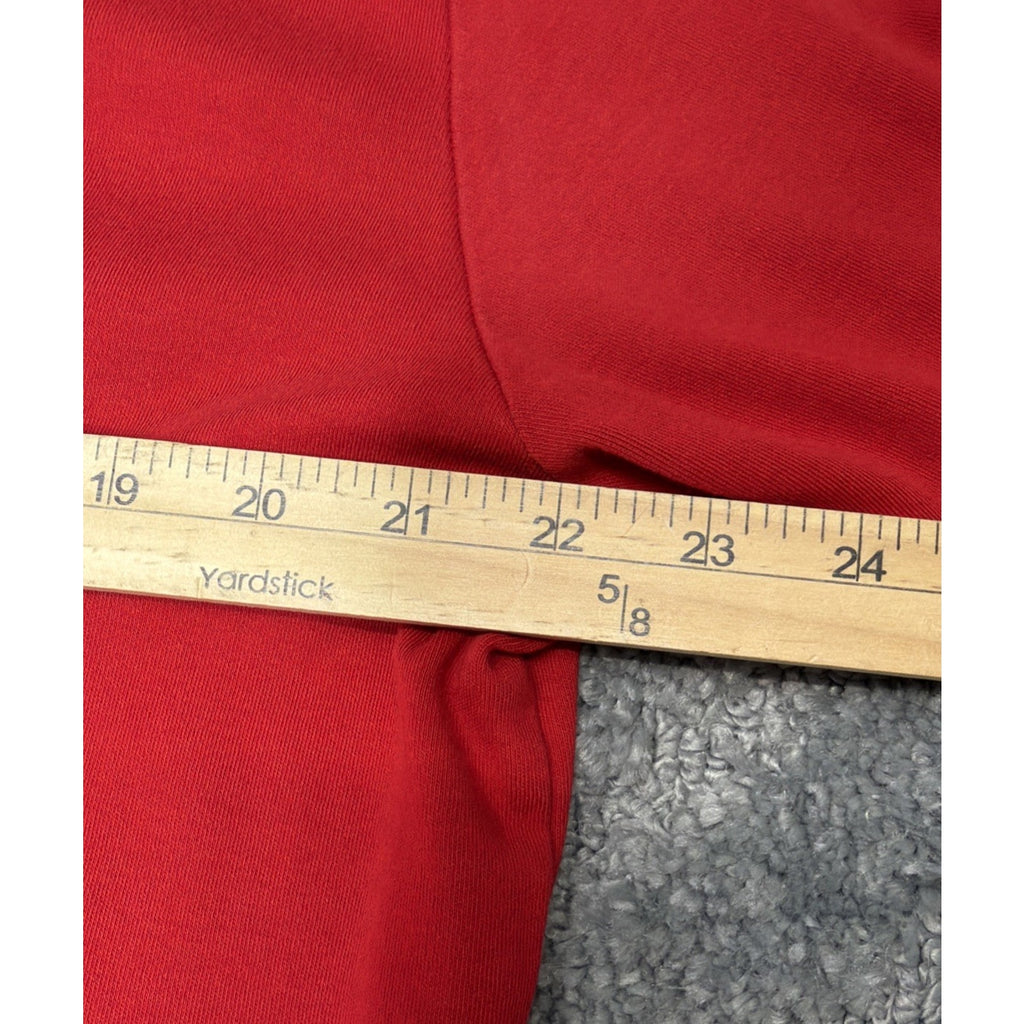 Polo Ralph Lauren Polo Shirt Pima Soft Touch Mens L RED W/Logo Flaw