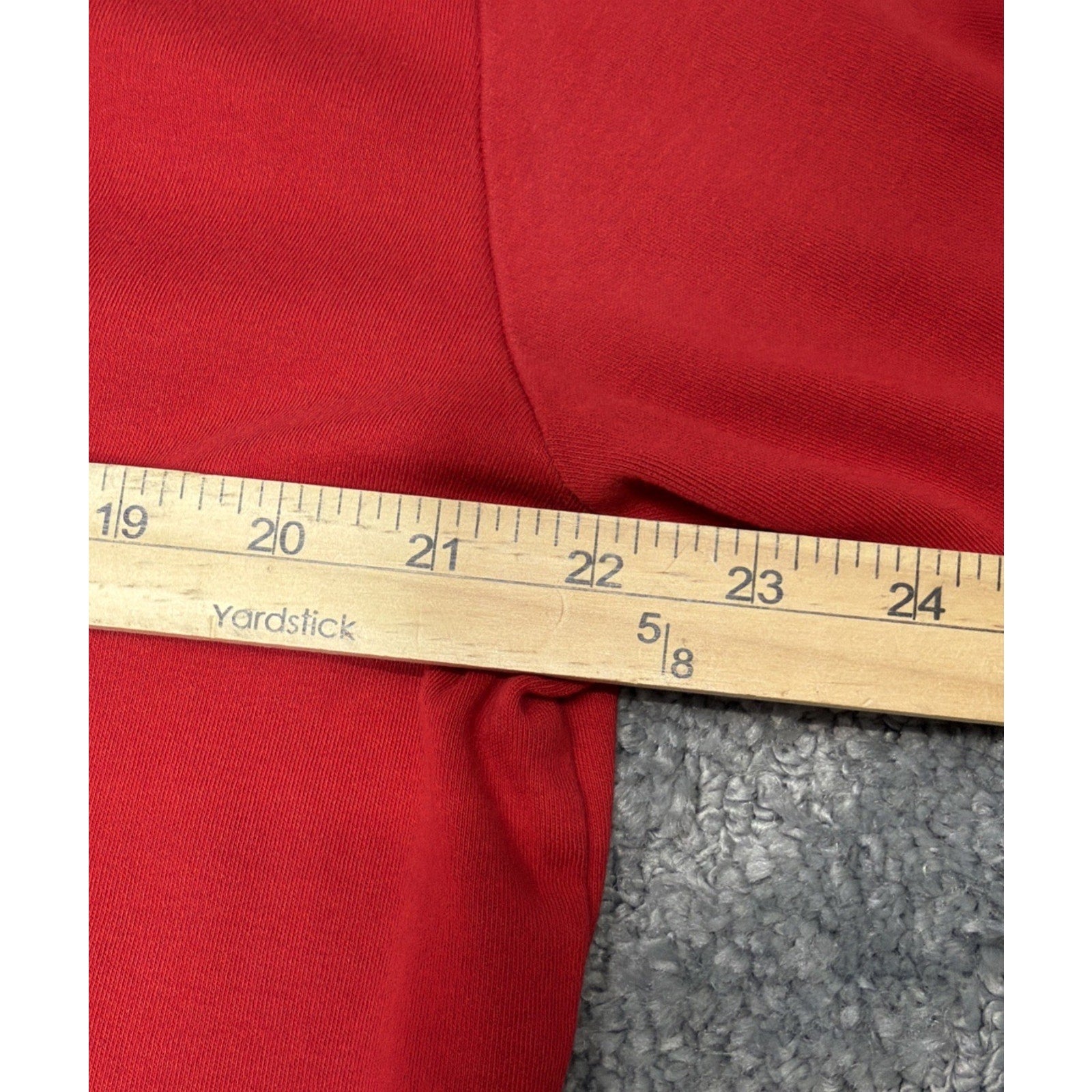 Polo Ralph Lauren Polo Shirt Pima Soft Touch Mens L RED W/Logo Flaw