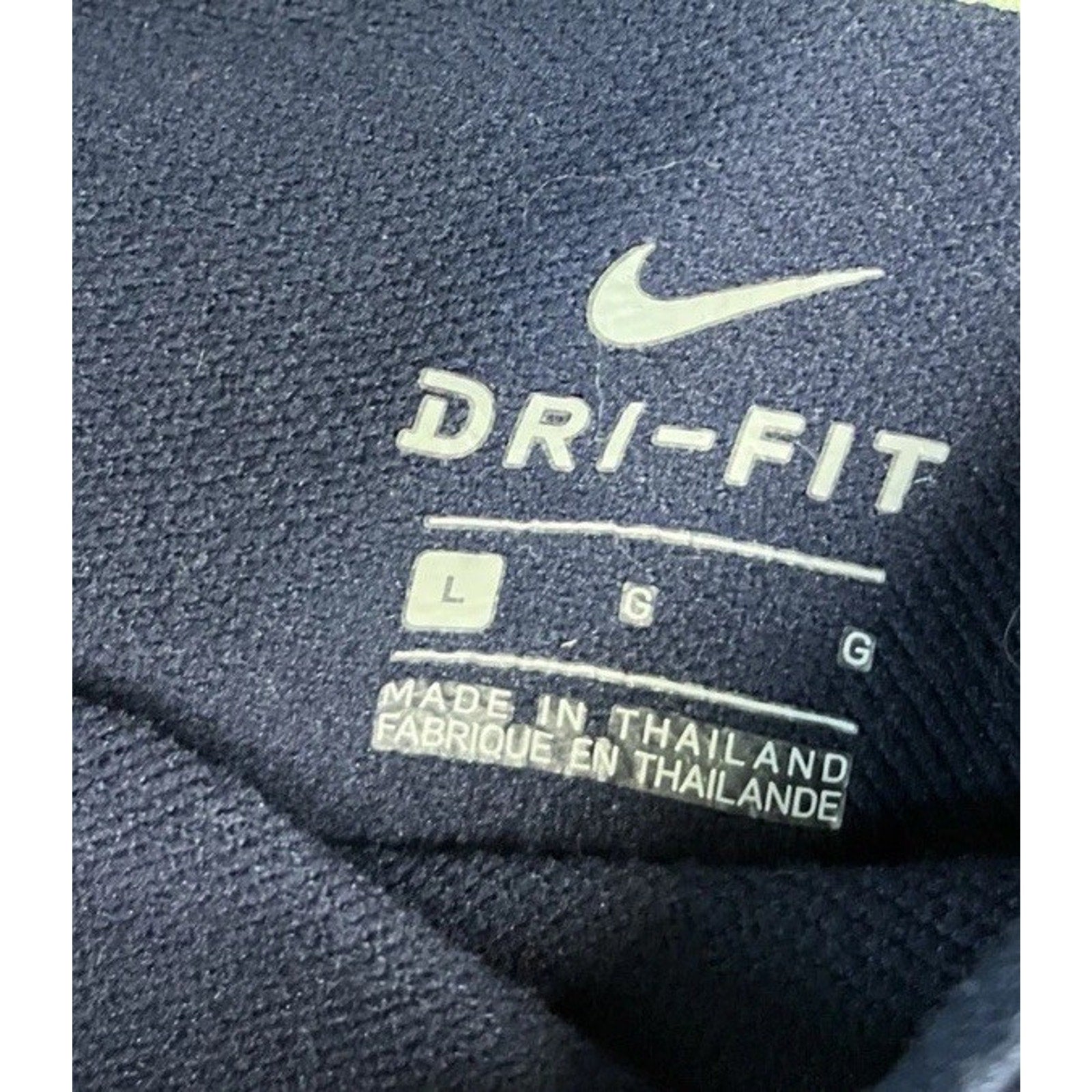 Nike Dri-FIT Women’s Large Navy Just Do It Pullover Hoodie Swoosh Athletic